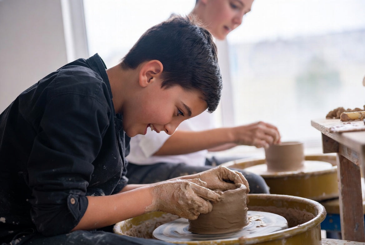 Young Potters · Pottery Pioneers (ages 10–15)